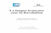 La langue franaise sous la Rvolution - UPV/EHU