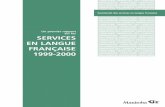 1999-2000 SERVICES EN LANGUE SERVICES EN LANGUE …