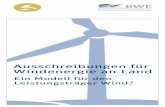 Ausschreibungen für Windenergie an Land