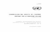 COMMISSION DES DROITS DE L'HOMME
