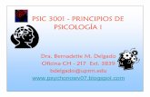 PSIC 3001 - PRINCIPIOS DE PSICOLOGÍA I