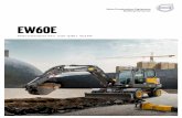 Volvo Brochure Compact Excavator EW60E French
