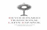 Devocionario Tradicional Latín-Español