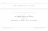 162e cahier d'observations Région wallonne - fasc. II