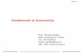 Fondamenti di Automatica - units.it