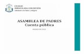 ASAMBLEA DE PADRES Cuenta pública