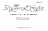 Addams Family Operators Handbook - XMission