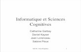 Informatique et Sciences Cognitives - univ-artois.fr