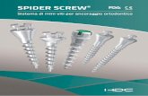 SPIDER SCREW - HDC