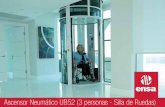Ascensor Neumático UB52 (3 personas - Silla de Ruedas)