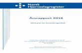 Årsrapport 2018 - kvalitetsregistre