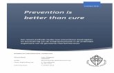 4 oktober 2018 Prevention is better than cure