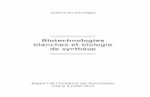 Biotechnologies blanches et biologie de synthèse