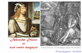 Albrecht Dürer et son carré magique - Site Michel LALOS