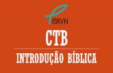 CTB INTRODUÇÃO BÍBLICA
