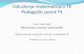 Udruženje matematičara TK Pedagoški zavod TK