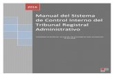 Manual del Sistema de Control Interno del Tribunal ...