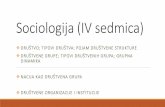Sociologija (IV sedmica) - PFSA