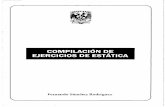 COMPILACION DE EJERCICIOS DE ESTATICA