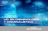 LIC. EN CRIMINOLOGÍA Y CRIMINALÍSTICA