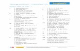 Lösungsschlüssel Arbeitsbuch A1 - Klett Sprachen