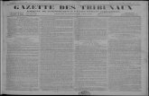 SAMEDI JANVIER 1848 GAZETTE DES TRIBUNAUX EDITION …