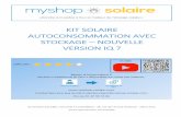 Kit solaire Autoconsommation avec stockage