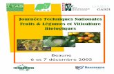 Journées Techniques Nationales Fruits & Légumes et ...