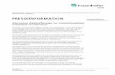 PRESSEINFORMATION - Fraunhofer