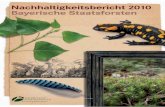 Nachhaltigkeitsbericht 2010 Bayerische Staatsforsten