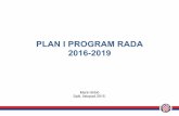 Program rada 2016-2019
