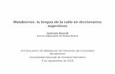 Mataburros: la lengua de la calle en diccionarios argentinos