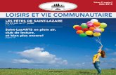 LOiSiRS eT Vie COMMUnAUTAiRe - Ville de Saint-Lazare