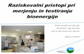 Raziskovalni pristopi pri merjenju in testiranju bioenergije