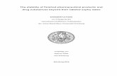 The stability of finished pharmaceutical products and drug ...