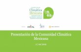 Presentación de la Comunidad Climática Mexicana