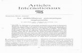 Articles Internationaux