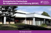 Evangelische Fachschule für Organisation und Führung (EFOF)