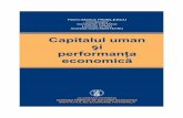 Capitalul uman şi performanţa economică