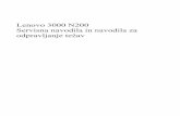 Lenovo 3000 N200 Servisna navodila in navodila za ...
