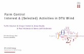 Farm Control Interest & (Selected) Activities in DTU Wind