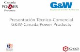 Presentación Técnico-Comercial G&W-Canada Power Products