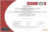 Certificado OHSAS 18001-2007 - Agrolaboratorios