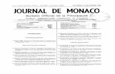 CENT VINGT NEUV1EME ANNEE JOURNAL DE MONACO