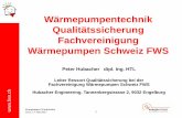 Wärmepumpentechnik Qualitätssicherung Fachvereinigung ...