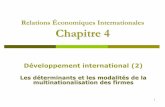 Relations Économiques Internationales Chapitre 4