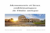 Monuments et lieux emblématiques de l'Italie antique