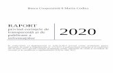RAPORT privind cerinţele de transparenţă şi de 2020