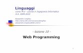lezione10 introduzione web programming