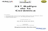 31º Rallye de la Cerámica - Rallye Club Costa Azahar